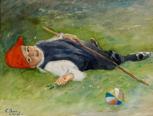 Goran i grongrasetGoran in the green grass